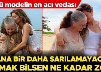 Ünlü modelin en acı vedası… Kanserden ölen annesine seslendi: Sana artık sarılamayacak olmak bilsen ne zor!