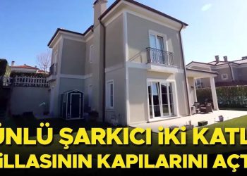 Ünlü müzikçi iki katlı villasının kapılarını açtı!