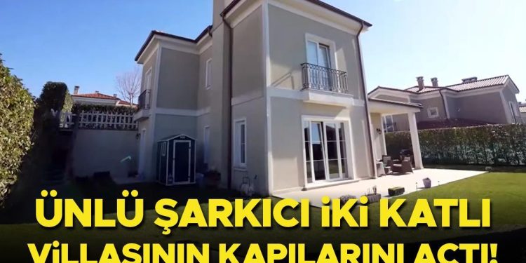 Ünlü müzikçi iki katlı villasının kapılarını açtı!
