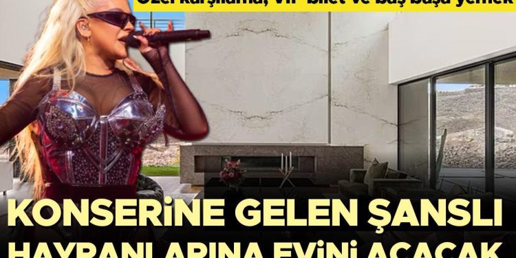 Ünlü müzikçi konserine gelen şanslı hayranlarına konutunu kiralayacak: Özel karşılama ve VIP biletler de dahil!