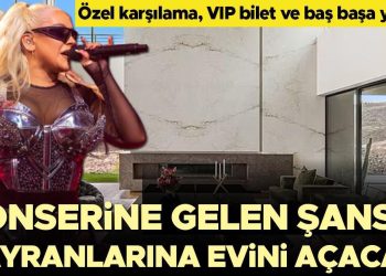 Ünlü müzikçi konserine gelen şanslı hayranlarına konutunu kiralayacak: Özel karşılama ve VIP biletler de dahil!