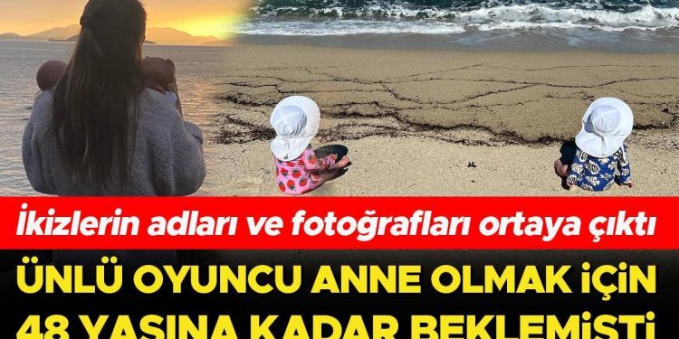 Ünlü oyuncu 48 yaşında anne olmuştu… İkizlerden fotoğraf geldi: İsimleri ortaya çıktı