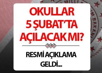 YARIN OKUL VAR MI? Resmi açıklama geldi..15 tatil uzatıldı mı, sömestr ne vakit bitecek? İşte, okulların açılacağı tarih