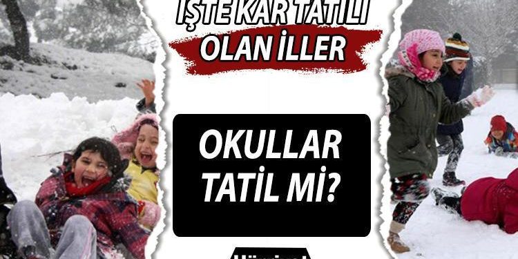 YARIN OKULLAR TATİL Mİ OLDU 8 ŞUBAT SON DAKİKA | Yarın Ardahan ve Van’da okul var mı, okullar tatil edildi mi? Valilikten kar tatili duyurusu geldi!