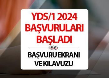 YDS/1 müracaat kılavuzu ekranı ÖSYM 2024 | YDS başvurusu nasıl yapılır, müracaat fiyatı 2024 ne kadar, kaç TL?