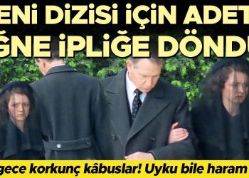 Yeni dizisi için iğne ipliğe döndü… ‘Öyle kabuslar gördüm ki uykumda felç oluyorum sandım’