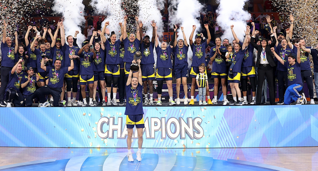 Fenerbahçe Alagöz Holding, üst üste ikinci kez Euroleague şampiyonu