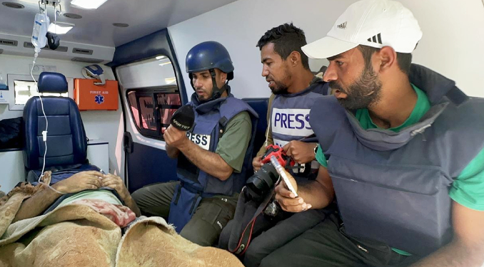 İsrail ordusundan TRT ekibine saldırı