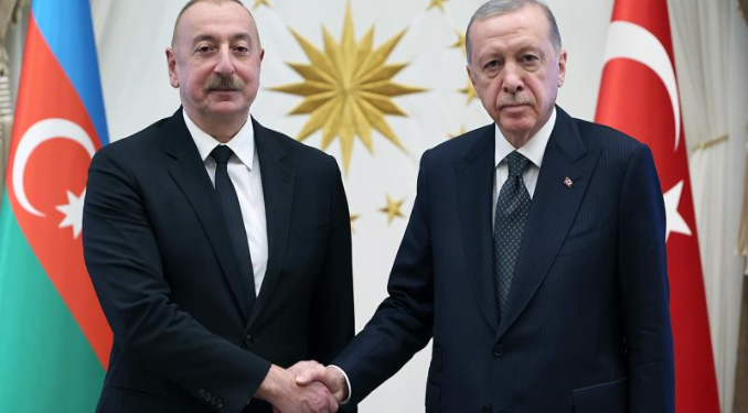 Cumhurbaşkanı Erdoğan, Aliyev ile görüştü