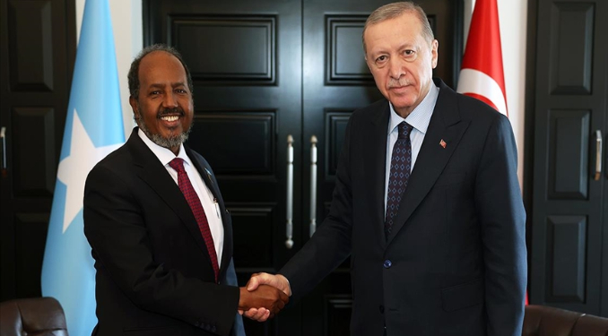 Cumhurbaşkanı Erdoğan’dan Somali Cumhurbaşkanı ile görüşme