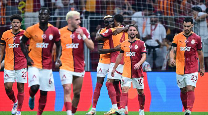 Galatasaray evinde farklı kazandı