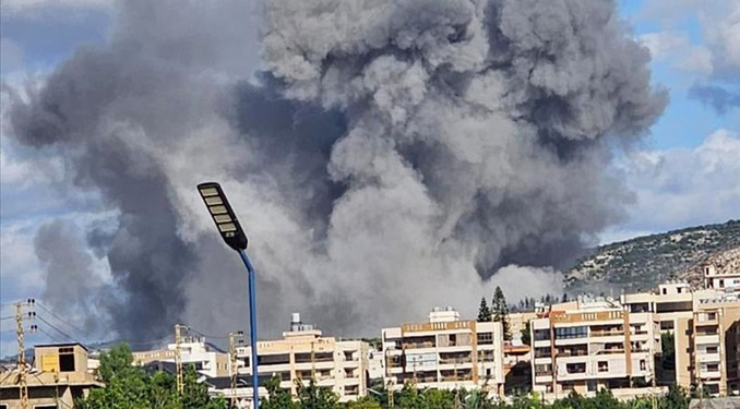 İsrail Beyrut’u vurdu