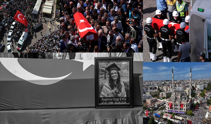 İsrail askerlerince katledilen Türk kızı son yolculuğuna uğurlandı