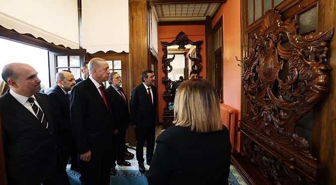 Cumhurbaşkanı Erdoğan, Atatürk Müze Köşkü’nün açılışını yaptı