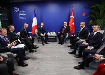 Cumhurbaşkanı Erdoğan, Fransa Cumhurbaşkanı Macron ile görüştü