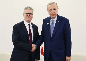 Cumhurbaşkanı Erdoğan, İngiltere Başbakanı Starmer’i kabul etti