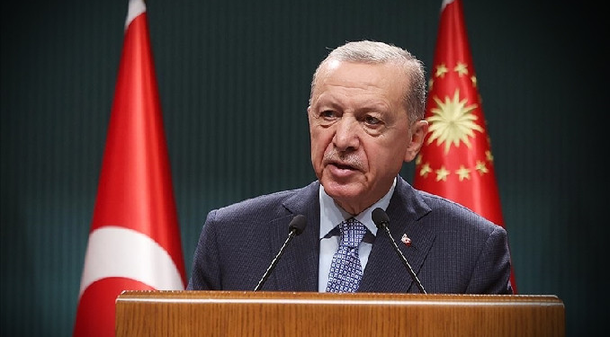 Cumhurbaşkanı Erdoğan’dan Azerbaycan’a Devlet Bayrak Günü tebriği!