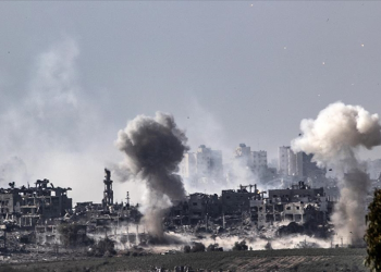 İsrail Ordusu Gazze’yi yine bomba yağmuruna tuttu