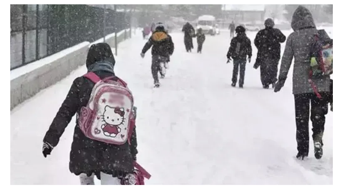 8 ilde okullar 1 gün tatil edildi