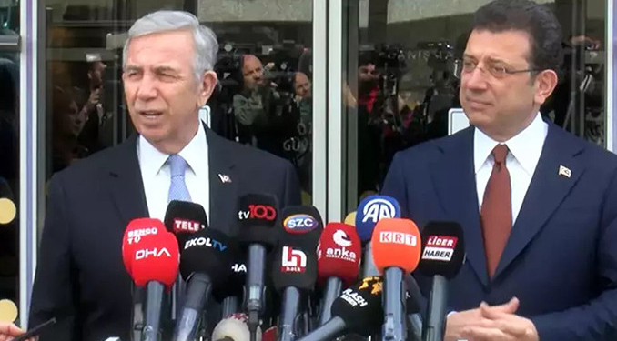 İmamoğlu ve Yavaş’tan ‘birlikteyiz’ mesajı