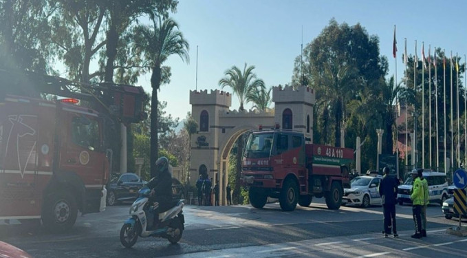 Marmaris’te 5 yıldızlı otelde yangın!