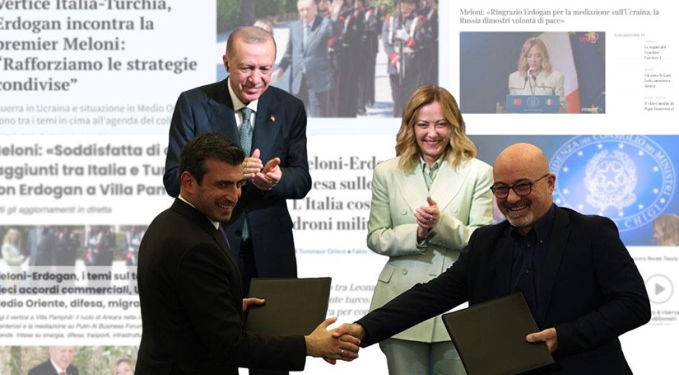 Türkiye-İtalya zirvesi İtalyan basınında manşetlere taşındı