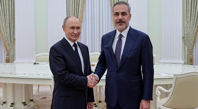 Bakan Fidan, Putin ile bir araya geldi