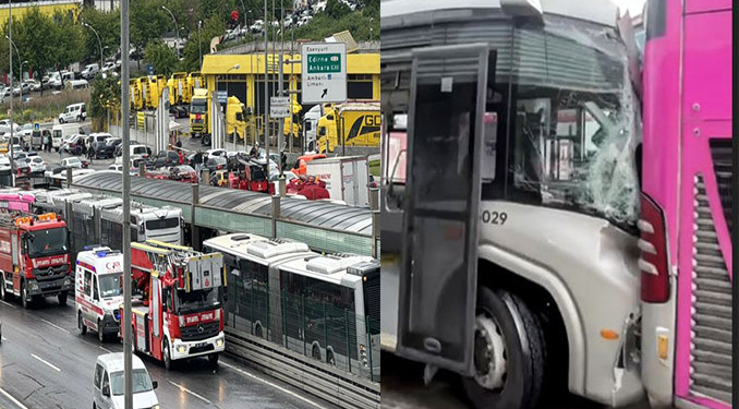 İki metrobüs çarpıştı! Ölü ve yaralılar var