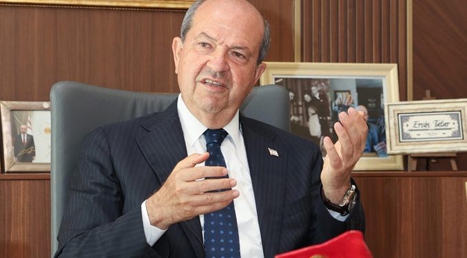 KKTC Cumhurbaşkanı Tatar: Kıbrıs’ta asıl işgalci olan Yunanistan’dır