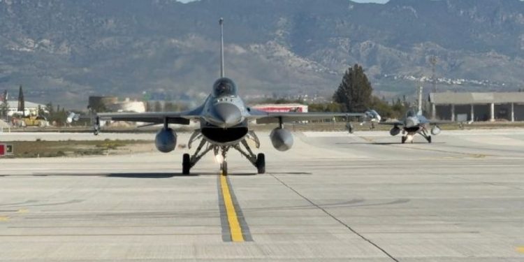 MSB duyurdu: 6 adet F-16 KKTC’ye konuşlandırıldı